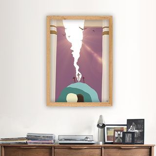 [Original Print] Christian Home Decor Painting - Tetelestai (John 19:30)