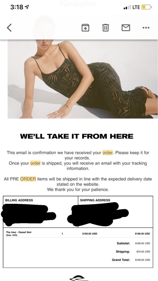Réalisation Par Ines Mini Dress (Category: Dresses) located in Paranaque City. Submitted by ttatiana (Listing ID 1235388967, Image 3). Description: Worn twice Bought from site for $190 = P10,640 Size XXS, would also fit XS Very nice material & the cut is flattering.