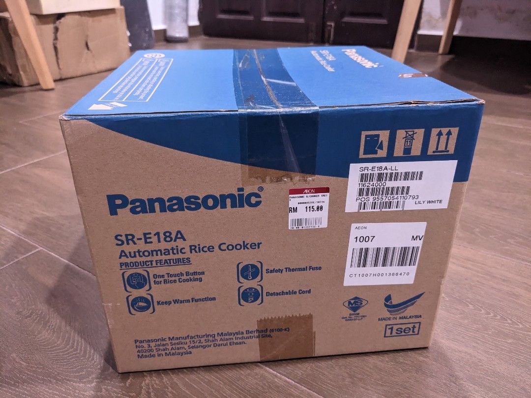 Panasonic Rice Cooker, TV & Home Appliances, Kitchen Appliances
