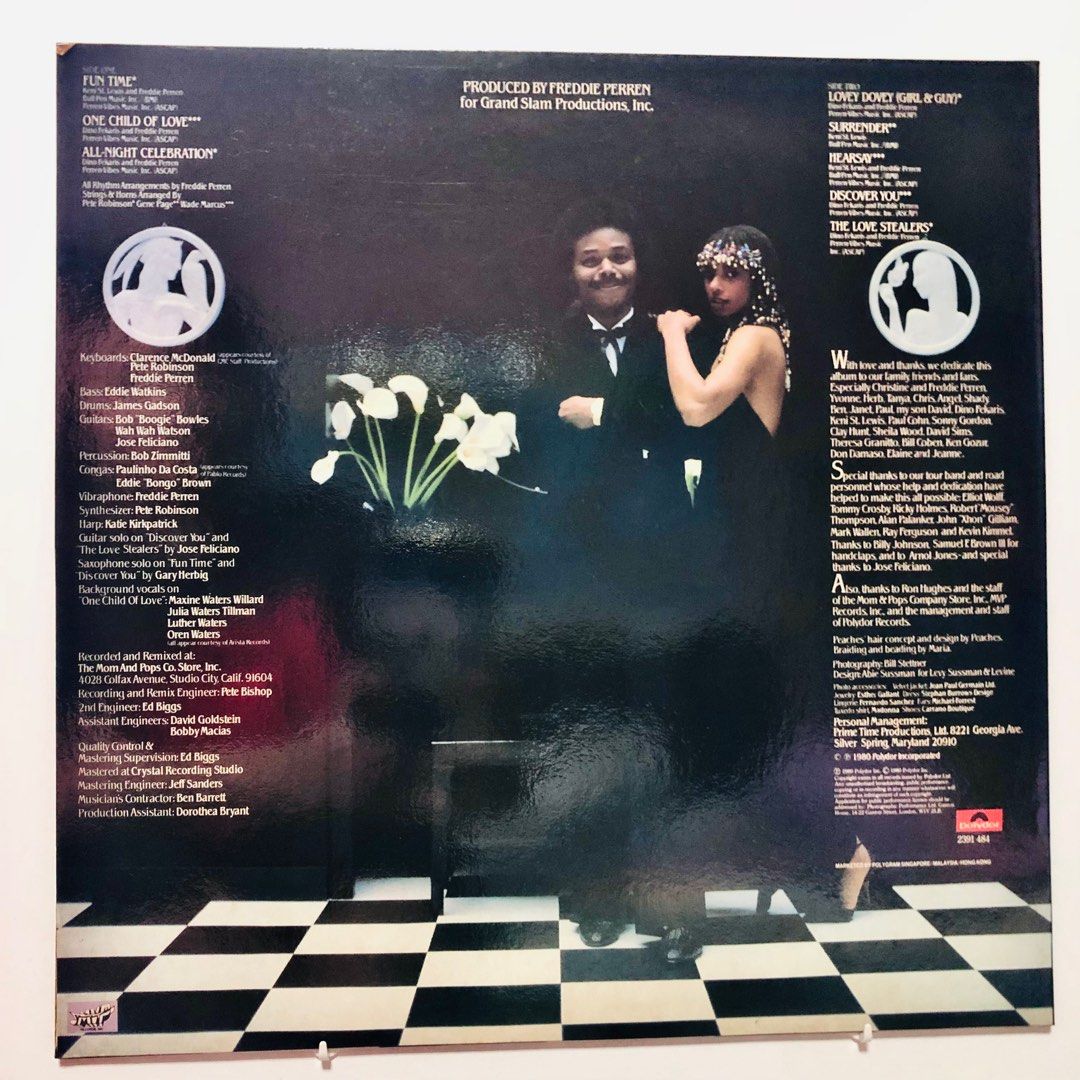 Peaches and Herb Worth The Wait (1980 Polydor Pressing Vinyl Record