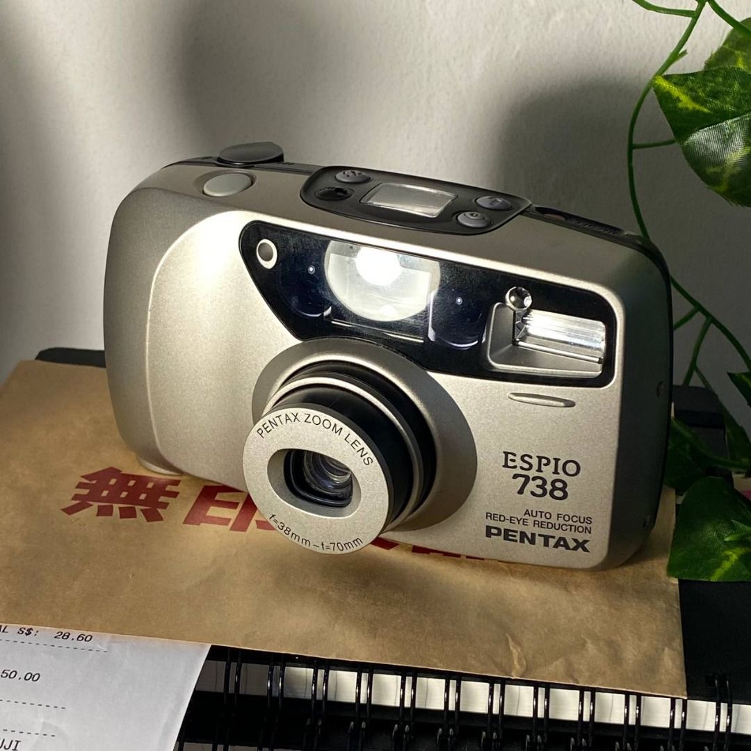 READ DESCRIPTION ! pentax espio 738 point and shoot film camera