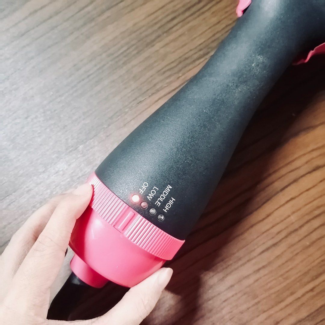 Pink Hair Brush Dryer on Carousell