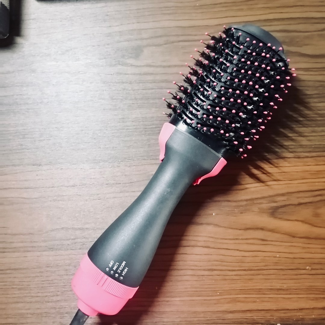 Pink Hair Brush Dryer on Carousell