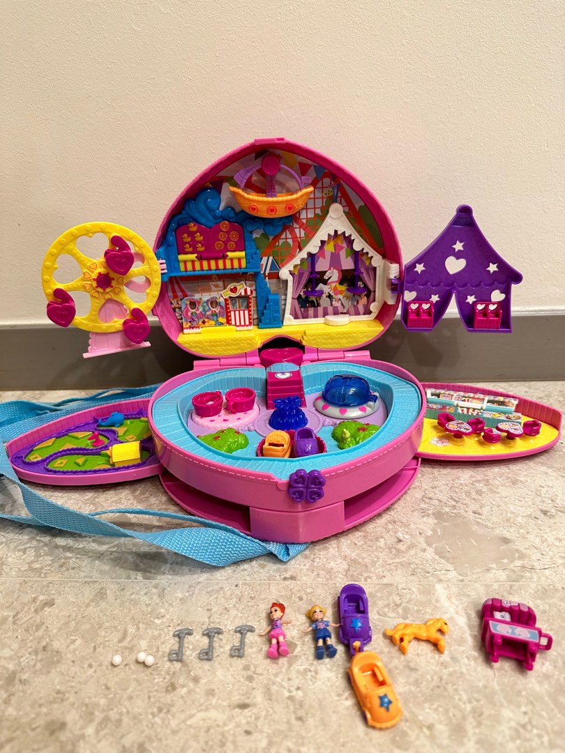 Polly pocket backpack amusement park, Hobbies & Toys, Toys & Games on