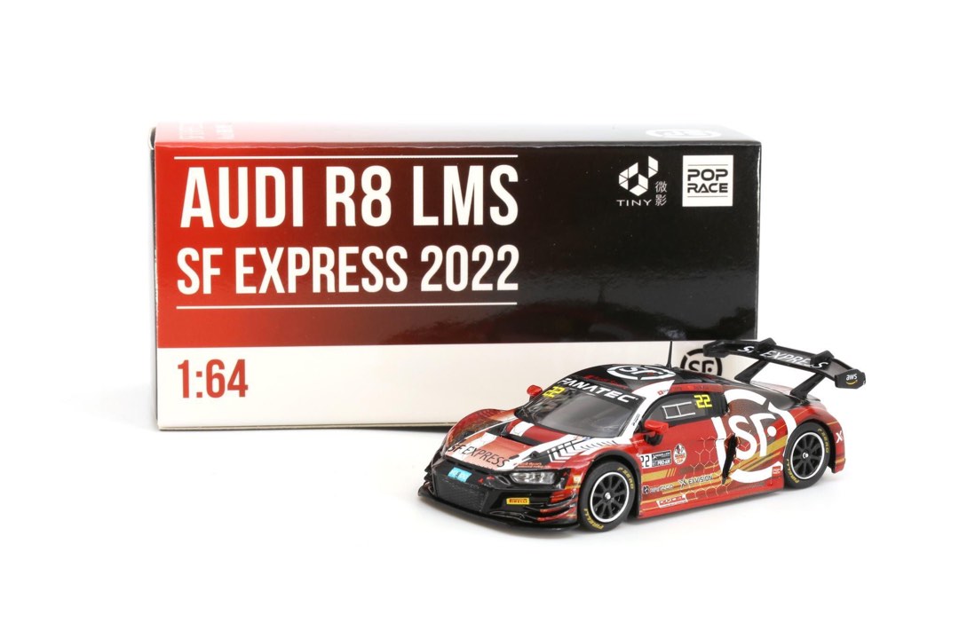 Poprace 1:64 Audi R8 LMS SF Express 2022 Pop Race, 興趣及遊戲