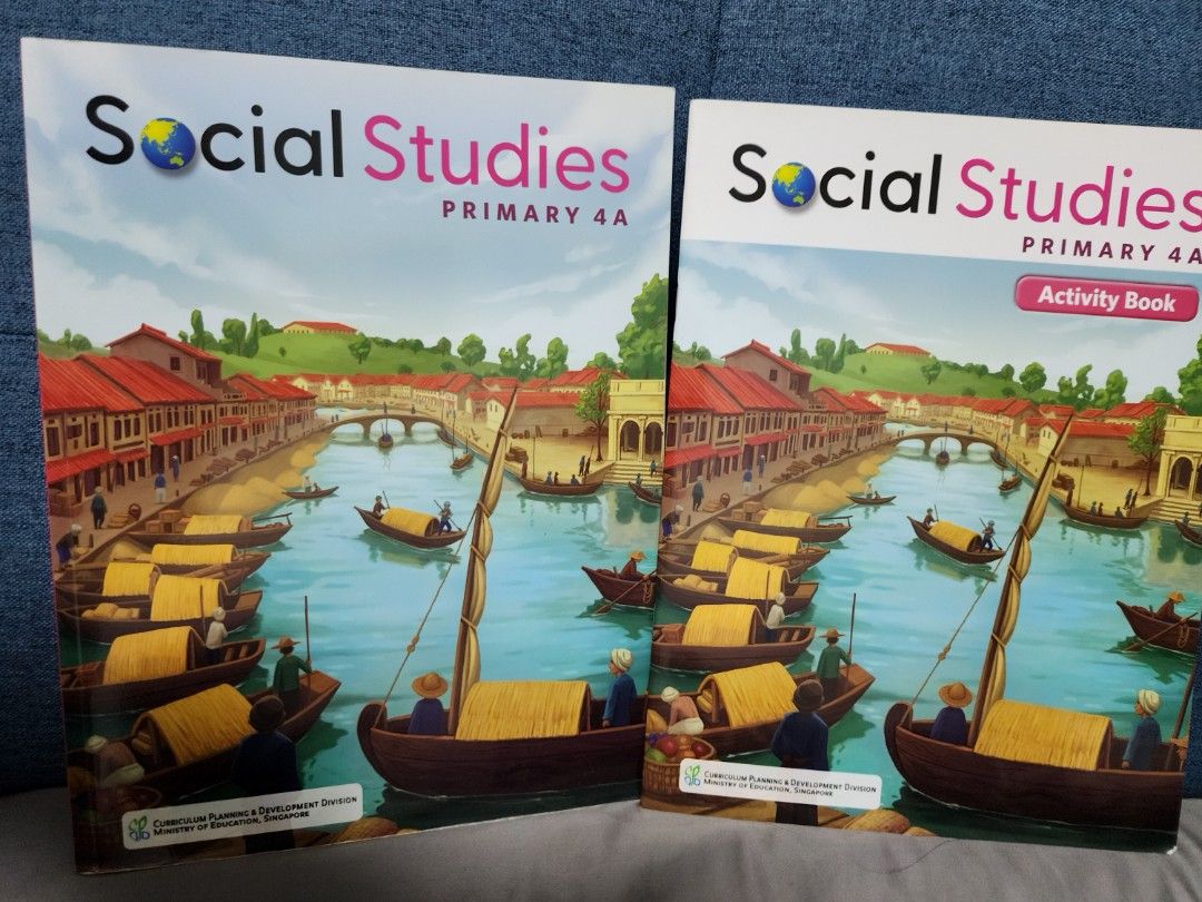 Primary 4 social studies book brand new both 4A &4B, Hobbies & Toys ...