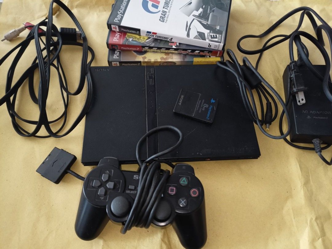 Used Working Ps2 PS2 Slim Used, Video Gaming, Video Game Consoles, PlayStation on Carousell