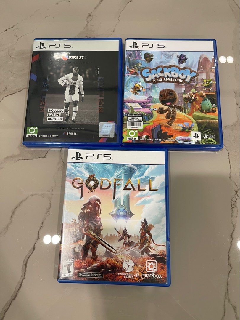PS5 Video game tapes, 電子遊戲, 電子遊戲機, 其他 Carousell