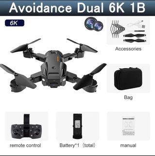 Q6 6K 4K Camera Drone Dron Wifi Fpv Drones Photography Obstacle Avoidance Quadcopter Remote Control AircrahBoy
