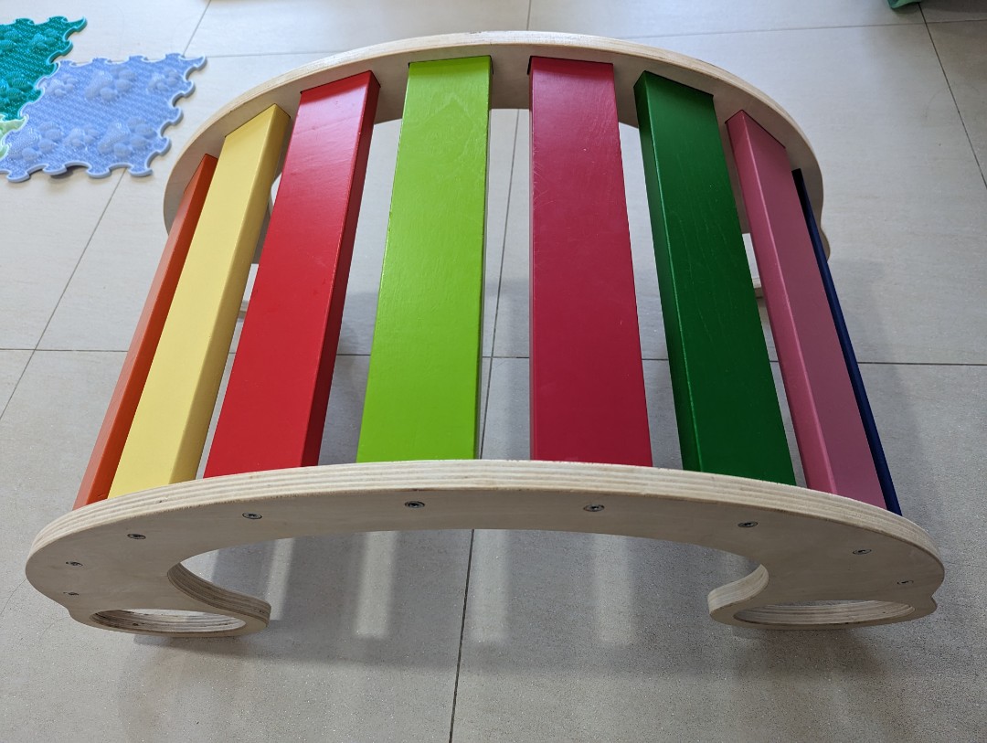 Rainbow rocker, Babies & Kids, Infant Playtime on Carousell