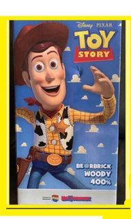 ❗️RARE ❗️Coloured Woody Toy Story 400% Bearbrick Be@rbrick