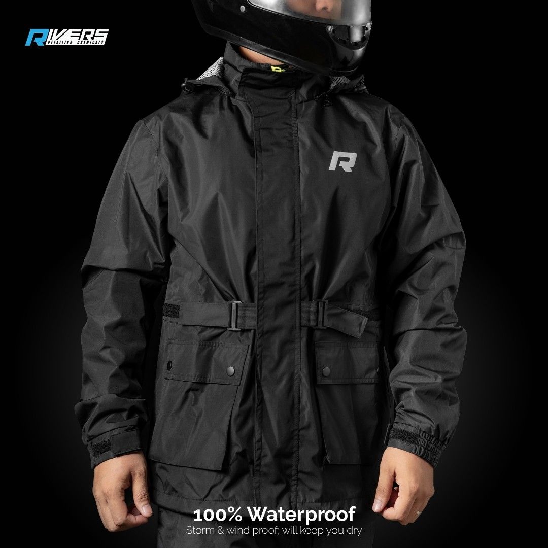 Rivers Raincoat for Motorcycle Rider Men s Fashion Coats