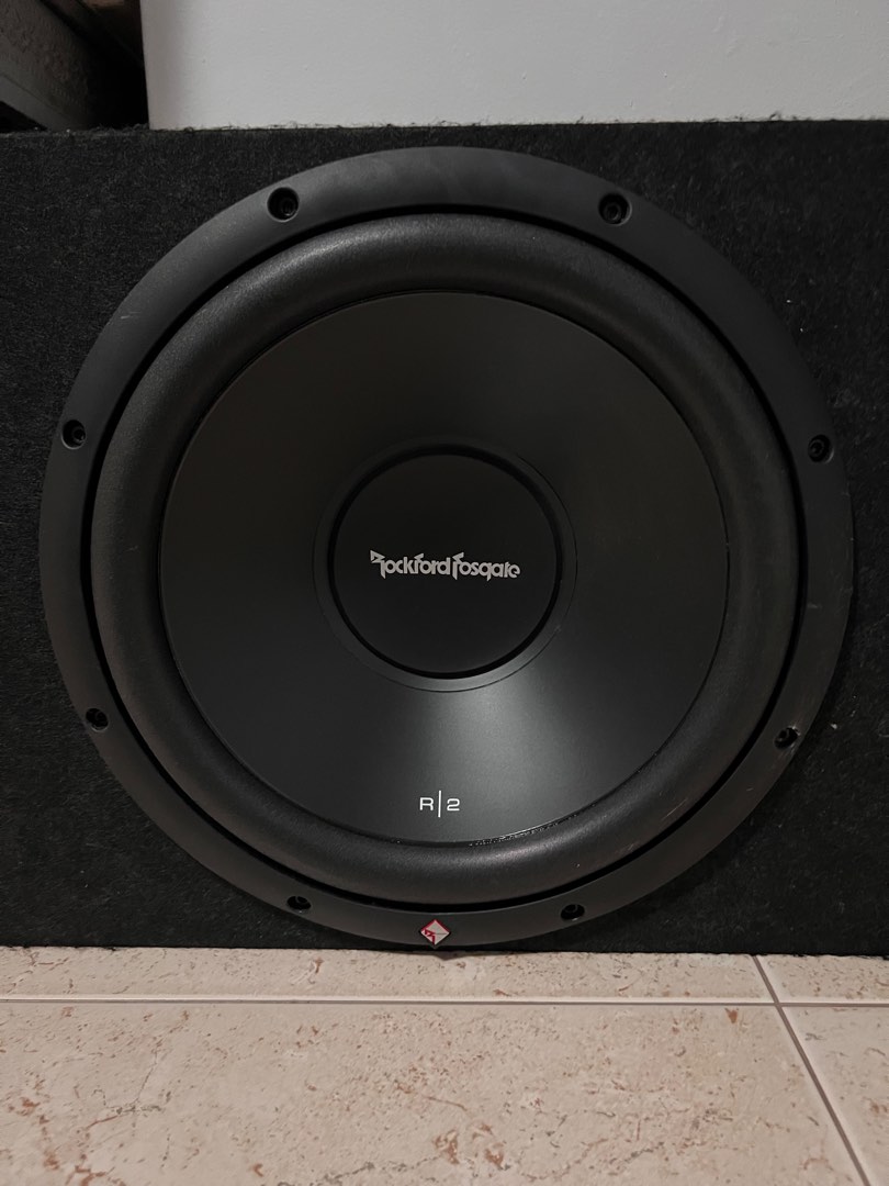 Rockford R2 12” sub, Audio, Soundbars, Speakers & Amplifiers on Carousell
