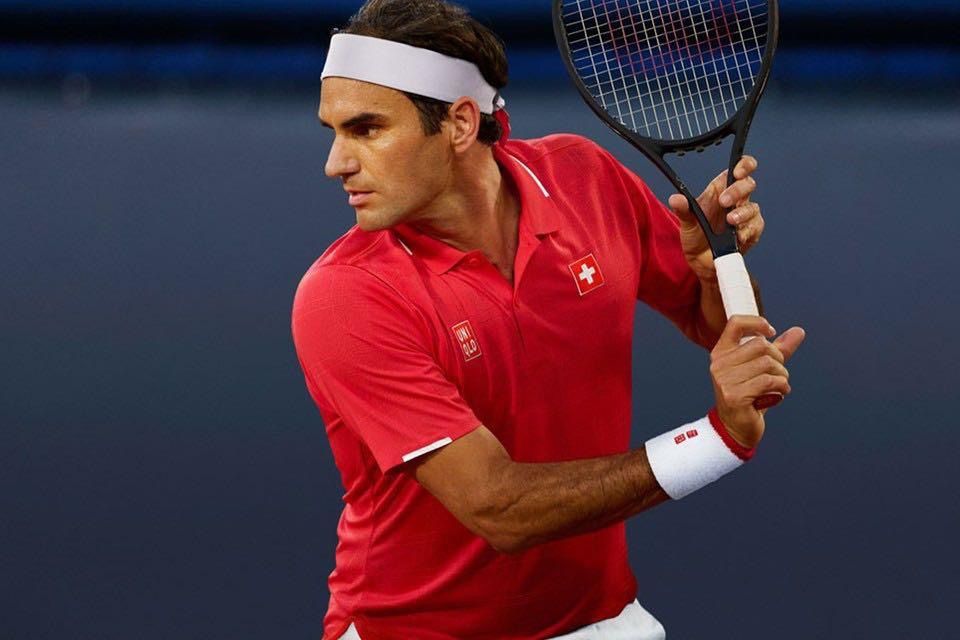 Roger Federer Uniqlo Olympics 2021 Tennis Shirt Size S Men s