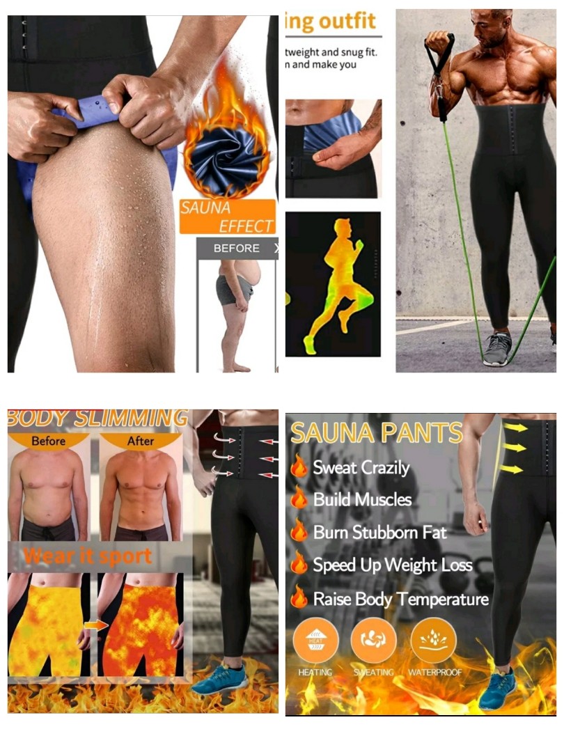 S-5XL men/women long pants sauna corset waist training body