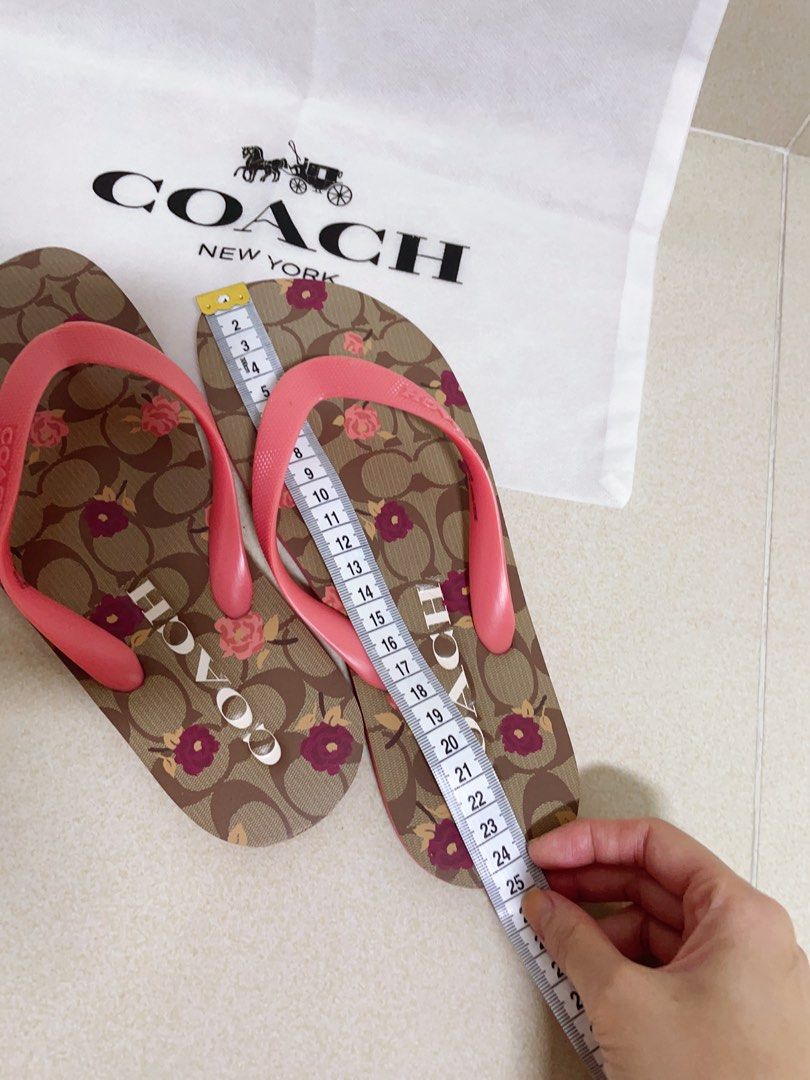 Coach slippers sales on sale