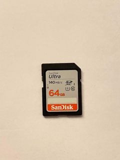 SAN DISK 64GB MEMORY CARD