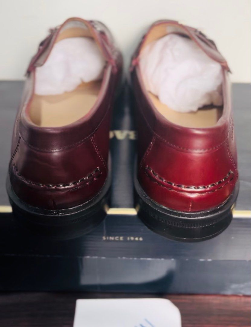 Sebago sale (Category: Dress Shoes) located in Quezon City. Submitted by mrjun07 (Listing ID 1235436921, Image 3). Description: Brand new Sebago Color : Burgundy Made in Brazil RFS: Wrong size too small for me SRP8,500 mall price Location EDSA Kamias road QC Willing to meet up.