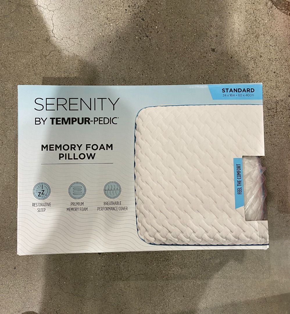 Serenity by TEMPURPEDIC memory foam pillow on Carousell