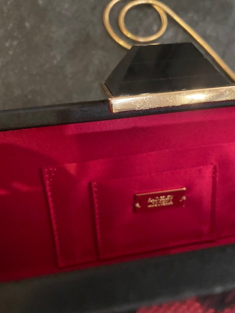 Sexy Badgley Mischka clutch with gold chain option Luxury Bags