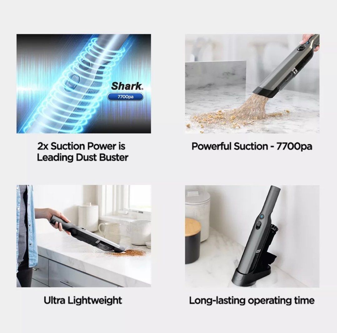 Shark wandvac cord free handheld vacuum, Furniture & Home Living