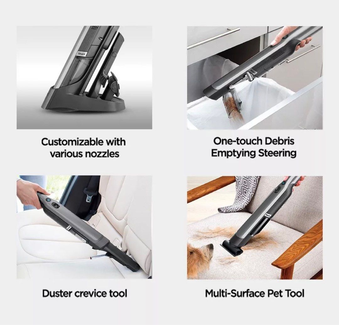 Shark wandvac cord free handheld vacuum, Furniture & Home Living