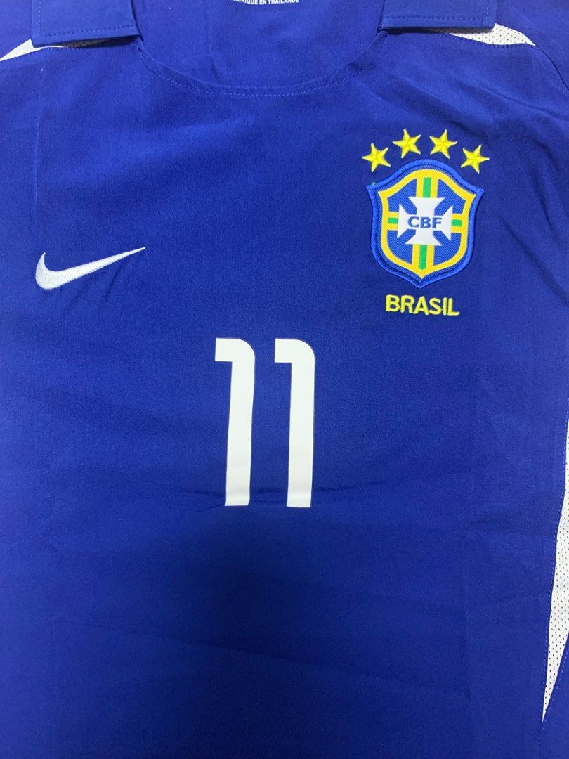Signed jersey by Brazil Ronaldinho, Hobbies & Toys, Memorabilia
