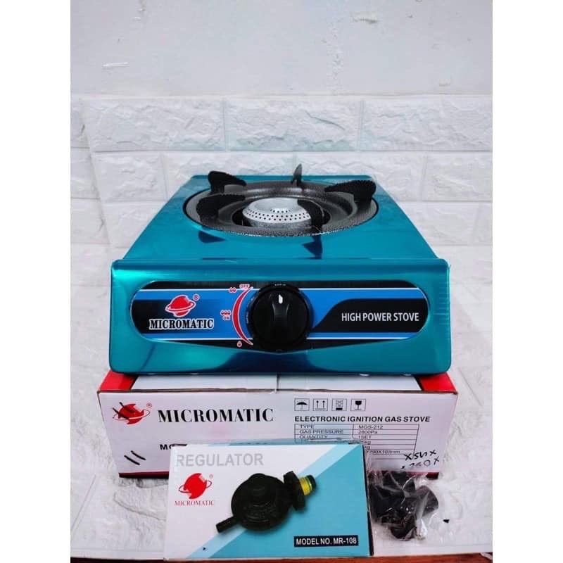 Single burner Micromatic electronic ignition gas stove With free