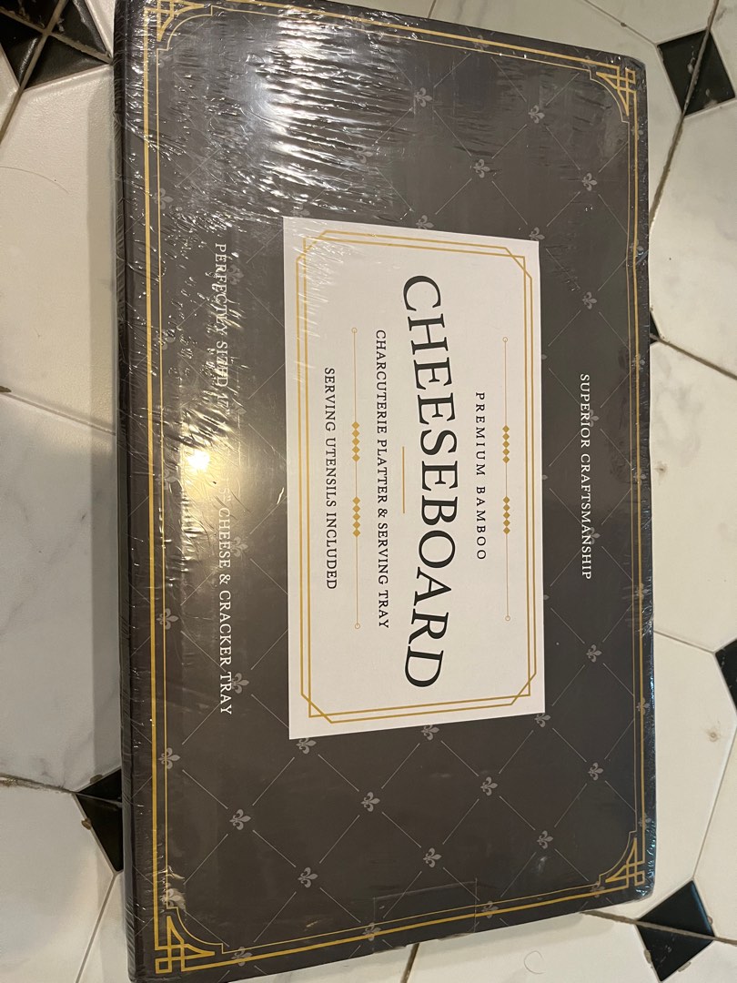 Smirly CheeseBoard Charcuterie Platter & Serving Tray, Furniture