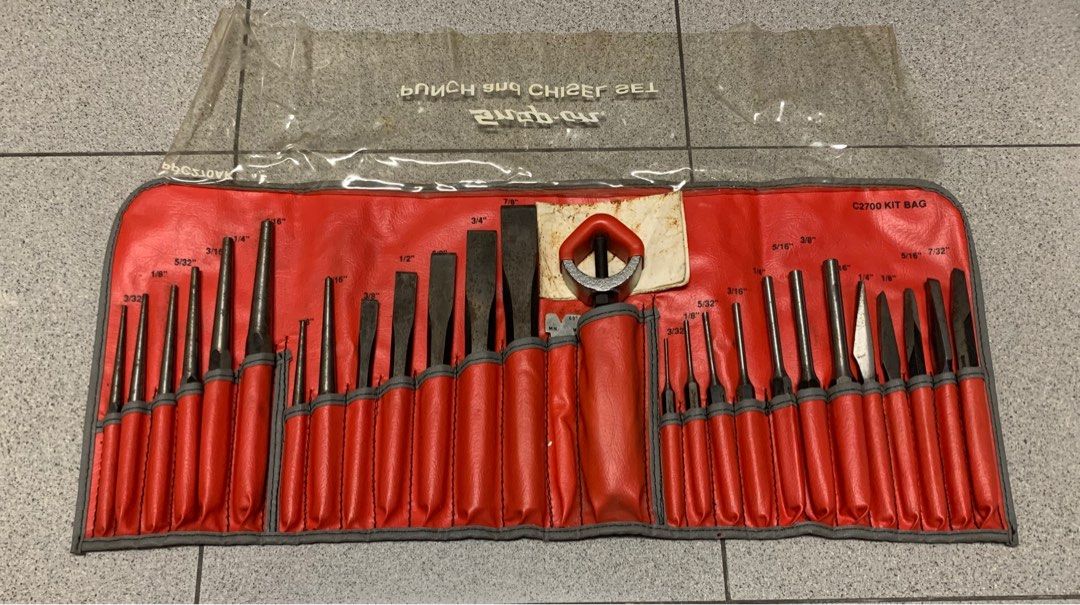 Snap On C2700 PPC270AK 27-piece Punch and Chisel Set (Category: Home Improvement Tools & Accessories) located in Pasay City. Submitted by jen.pen (Listing ID 1235384583, Image 2). Description: Snap On C2700 PPC270AK 27-piece Punch and Chisel Set *New Old Stock.