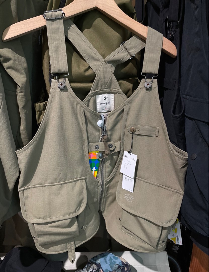 Snow peak takibi vest 男女可穿, 男裝, 上身及套裝, 背心- Carousell