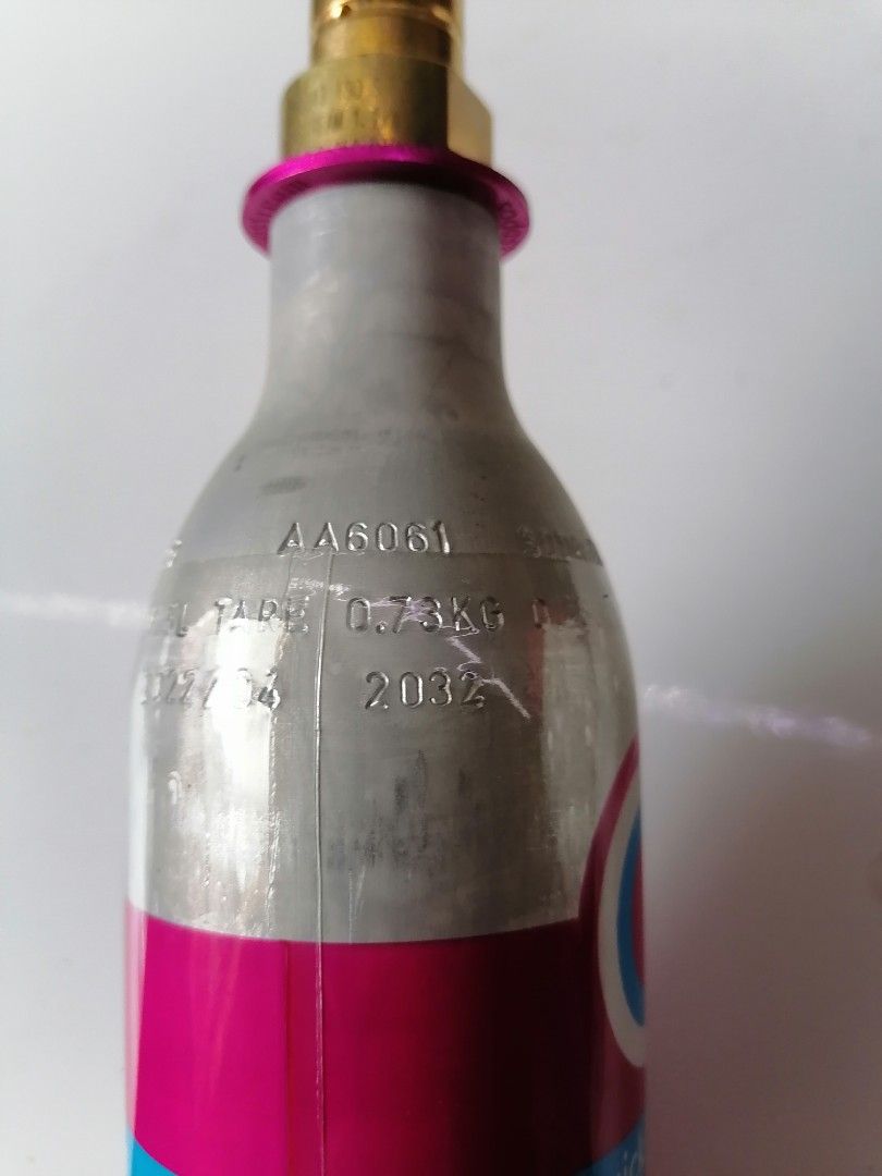 Recharge CO2 SodaStream Quick Connect - Rose - Pour Modèles TERRA, DUO... - Neuve