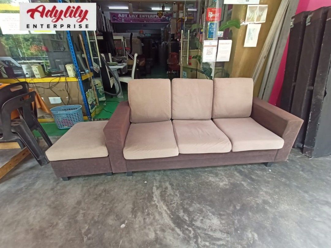 Sofa L shape Terpakai, Furniture & Home Living, Furniture, Other Home
