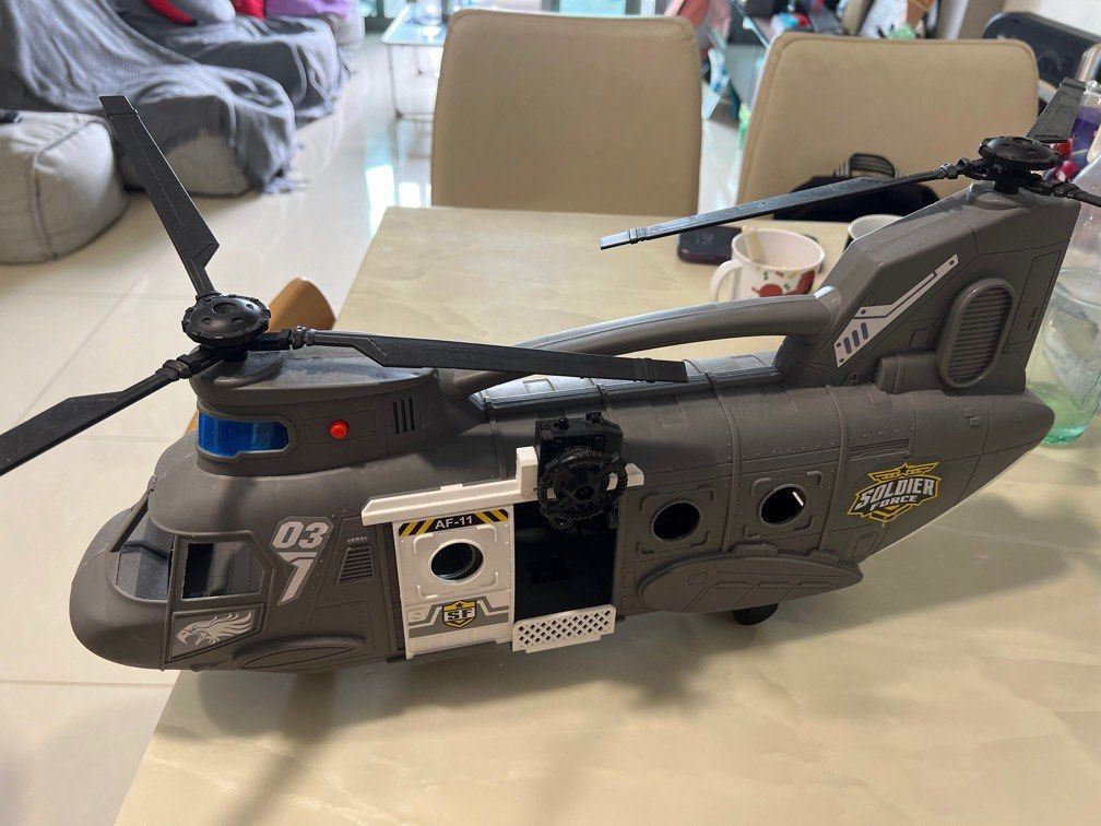 Soldier Force Helicopter, Hobbies & Toys, Toys & Games on Carousell