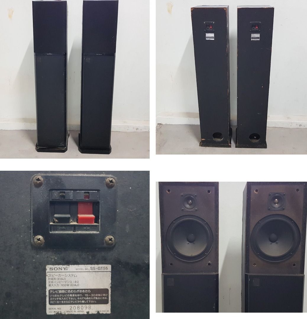 Sony 2 way speaker system top