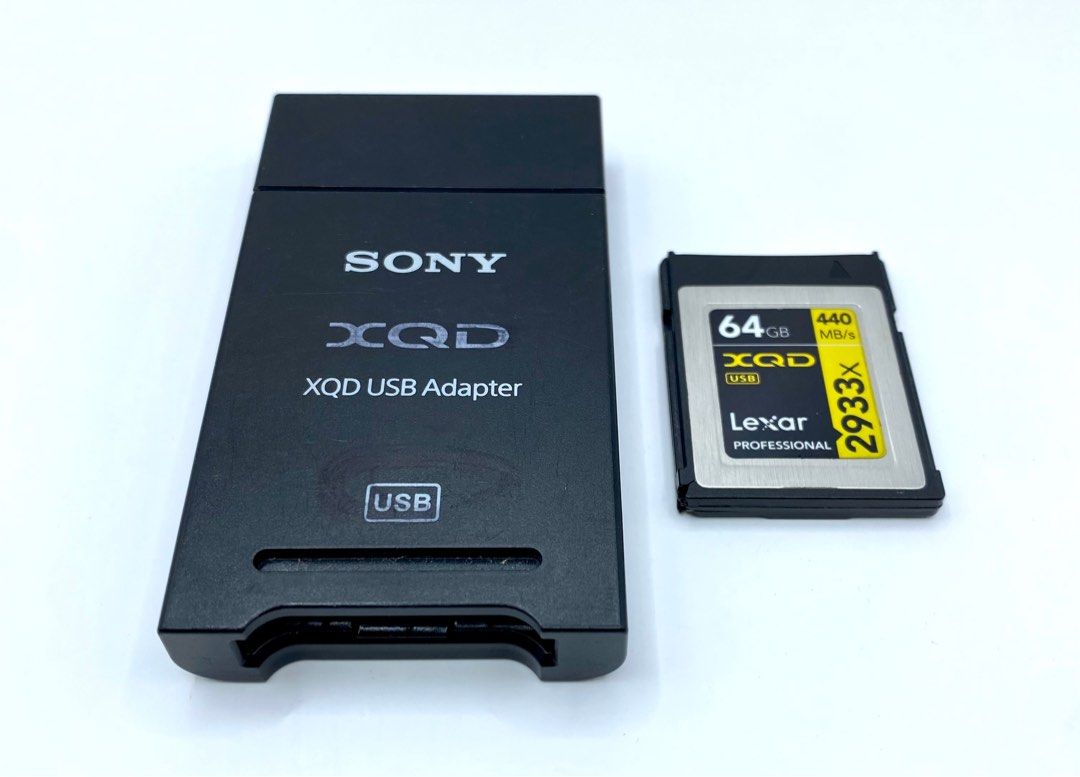 SONY XQD USB Adapter & 64GB 440MB/S XQD USB Lexar PROFESSIONAL ...