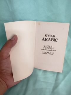 Speak Arabic Handbook