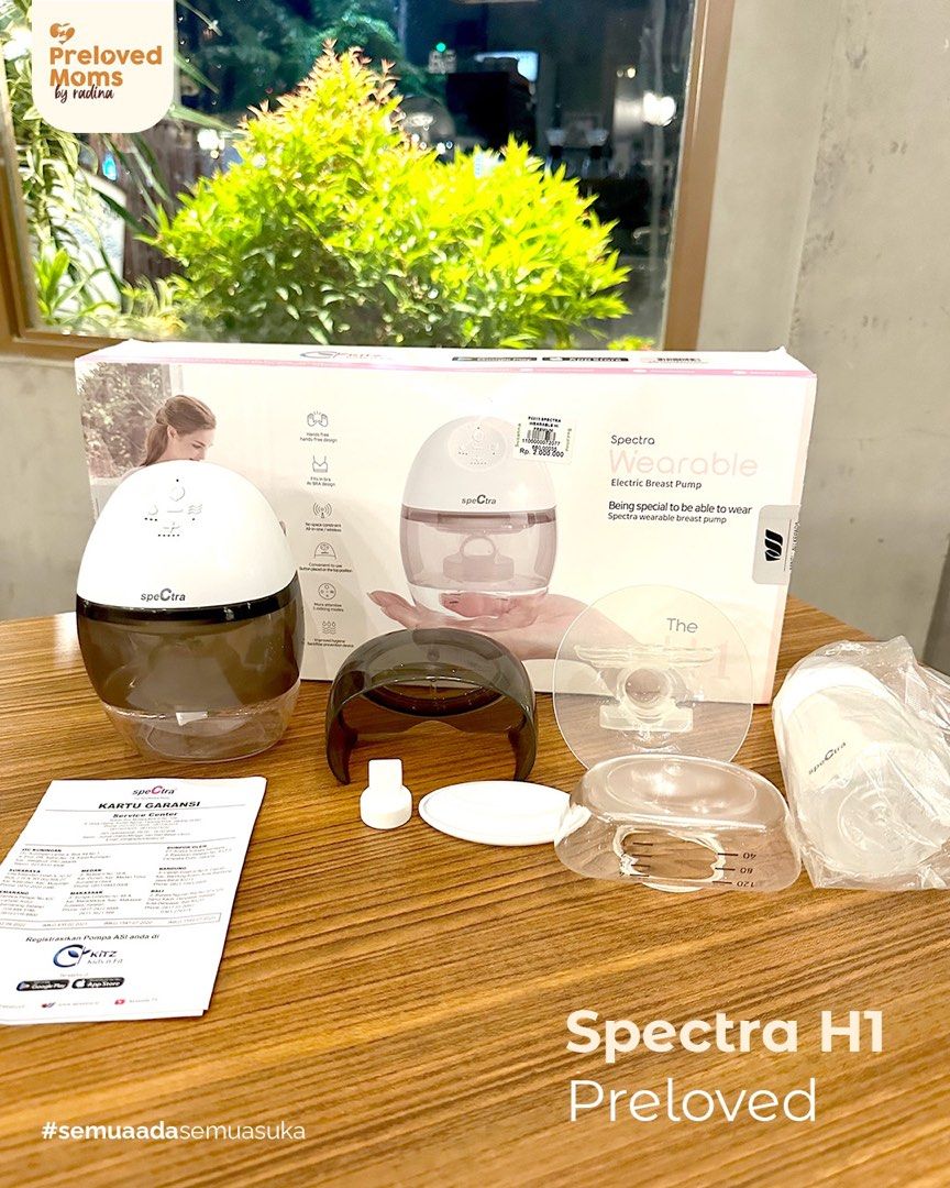 Spectra H1 Wearable Spectra H1 Premiump Pompa asi Spectra H1 Pompa Asi