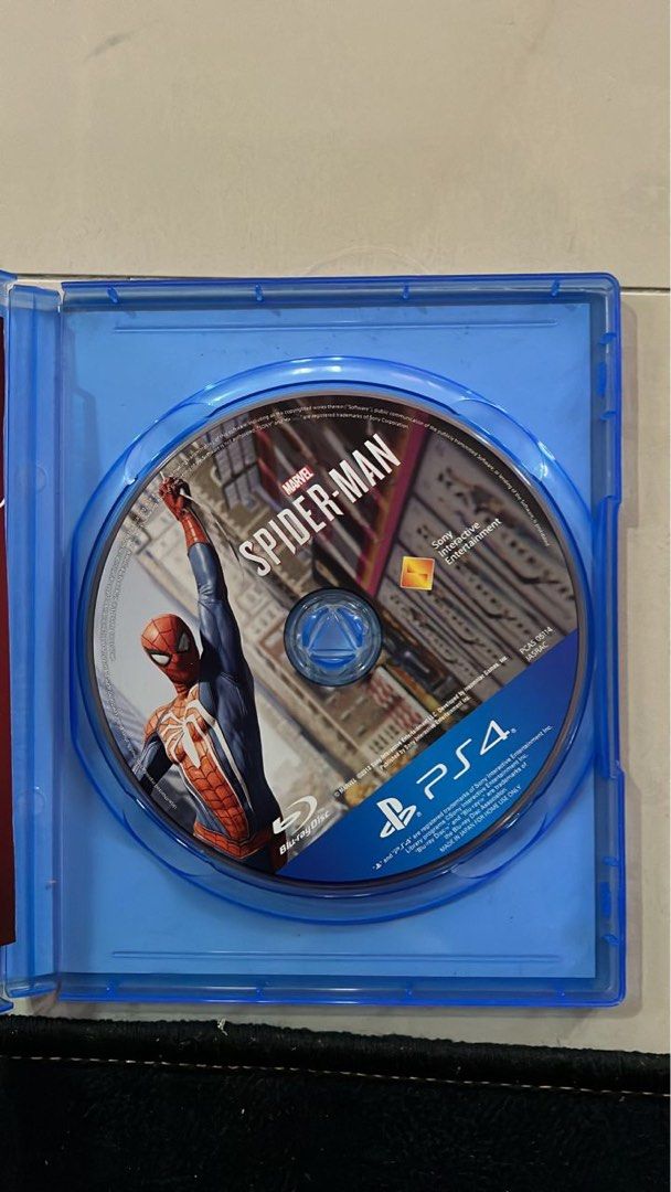 Spiderman PS4 disc, Video Gaming, Video Games, PlayStation on Carousell