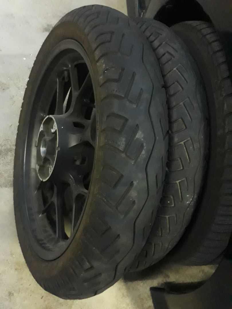 Sport rim honda rsx siap tayar corsa s123, Motorbikes on Carousell