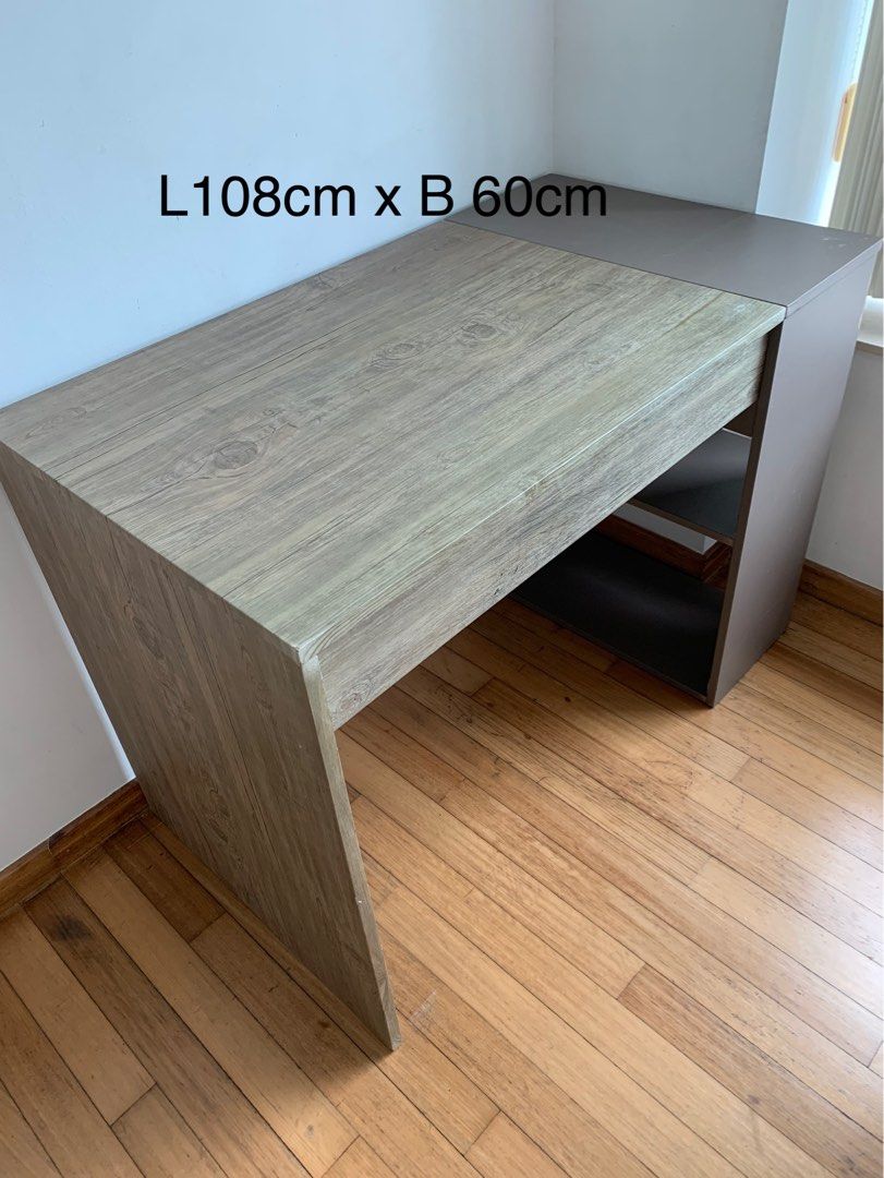 Study Table & swivel chair, Furniture & Home Living, Furniture, Tables