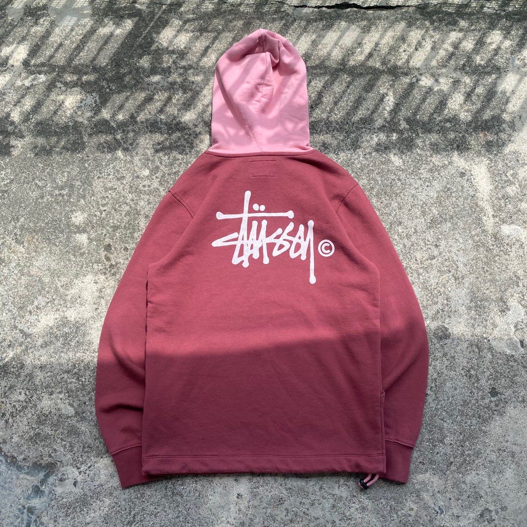 Stussy hot sale wine hoodie