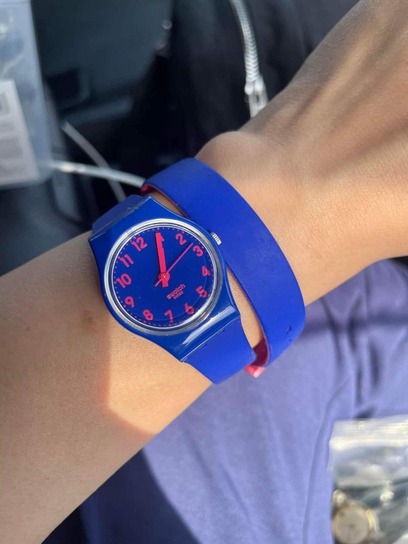 Swatch wrap around watch on sale