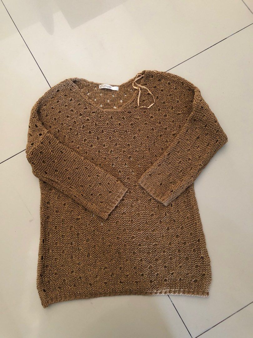 switer stradivarius, Fesyen Wanita, Pakaian Wanita, Baju Luaran di