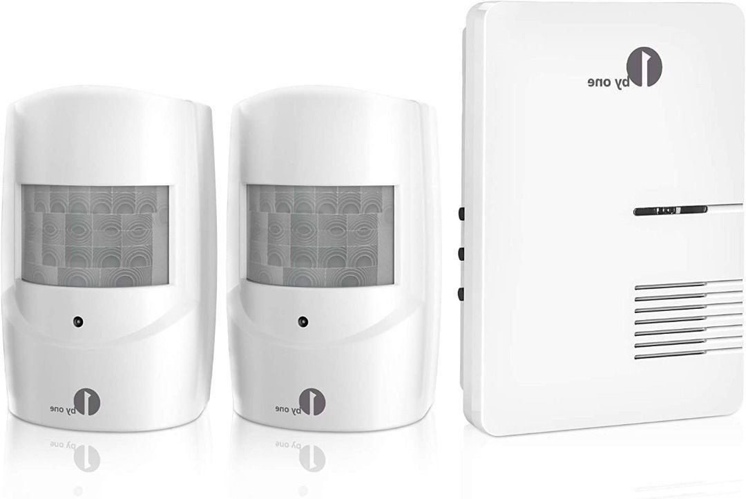 T150 Security Alert System with 36 Melodies, 1 Plug-in Receiver and 2 ...