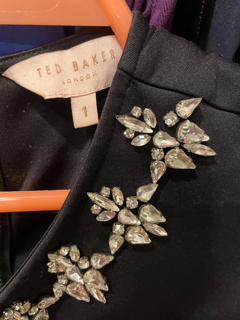 Ted Baker Black Dress, Women's Fashion, Dresses & Sets, Dresses on Carousell