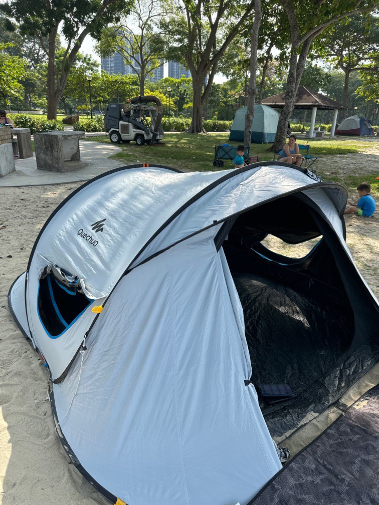 Tent Quechua, Sports Equipment, Hiking & Camping on Carousell