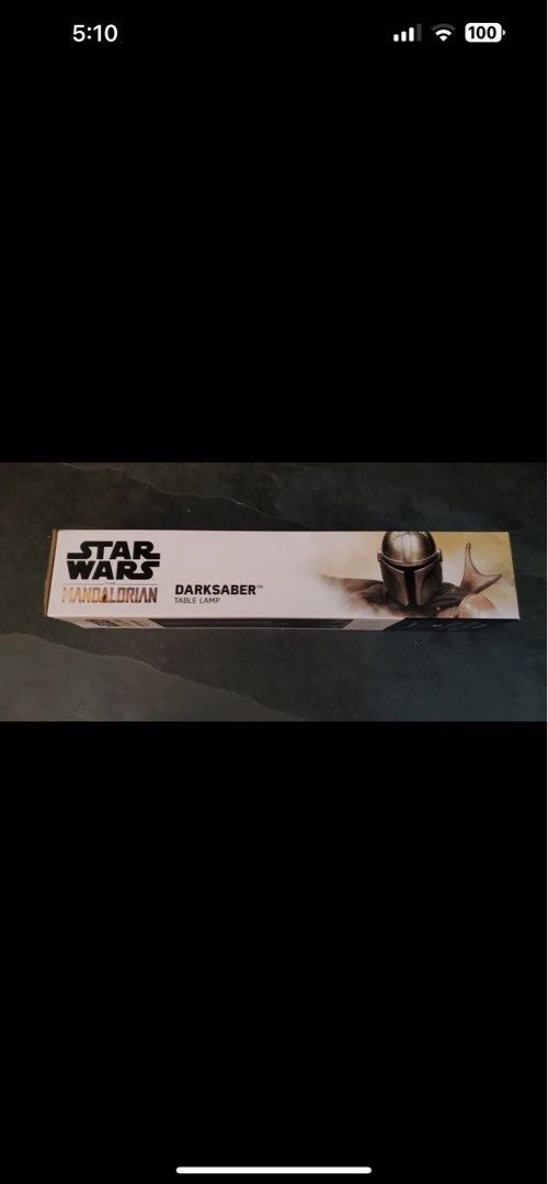 Star wars the mandalorian shop darksaber table lamp