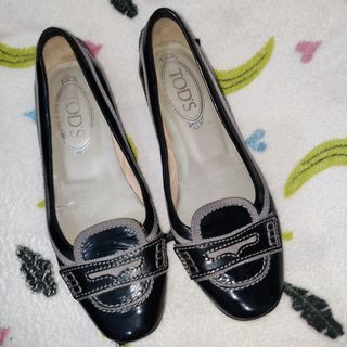 Tods Original Leather Black Shoes/ Flats