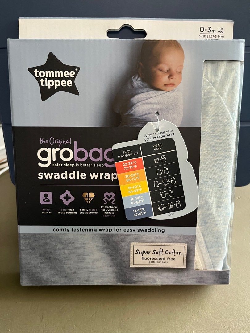 Tommee tippee sales grobag swaddle wrap